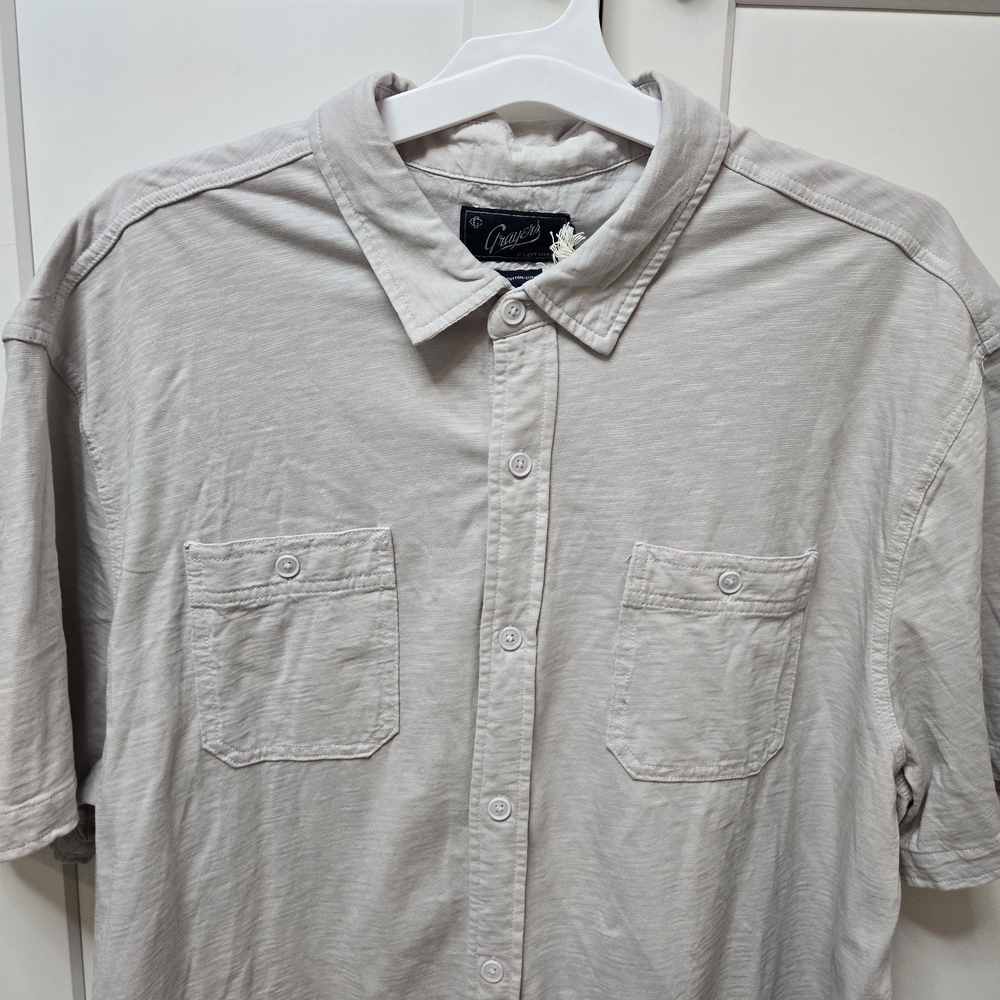 Grayers Light Gray Dress Shirt Xxl Big‎ And Tall